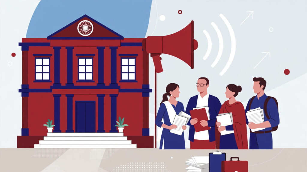 Sarkari Naukri 2026 – latest government job recruitment illustration